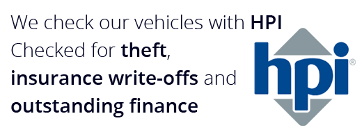 HPI Checked vehicles